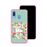 Capa Hapdey para Samsung Galaxy A40 2019 Design Flores Tropicais com Flamingos em Silicone Flexível e TPU Cor-de-Rosa_2