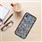 Capa Tpu Hapdey para Samsung Galaxy A40 2019 | Design Mosaico de Parede de Pedra Abstrato e Moderno - Preto_1