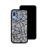 Capa Tpu Hapdey para Samsung Galaxy A40 2019 | Design Mosaico de Parede de Pedra Abstrato e Moderno - Preto_2