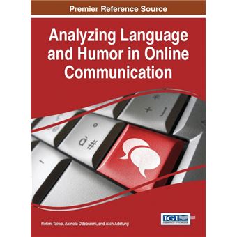 analyzing Language And Humor In Online Communication Hardcover - 1