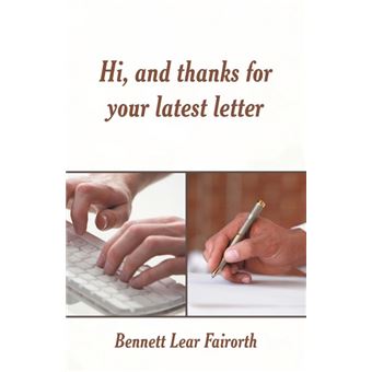 Hi, and Thanks for Your Latest Letter - Paperback / softback - 2012 - 1