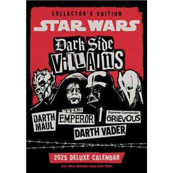 Calendário de Parede 2025 Deluxe Star Wars - 1