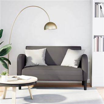 Sofá-luvas vidaXL | 110 cm | couro artificial cinzento - 1