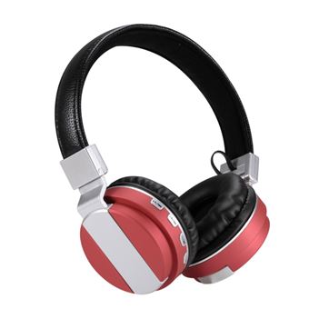 Auscultadores Bluetooth Magunivers ROMIX Bt008 Mic/Aux-In/TF Card Vermelho