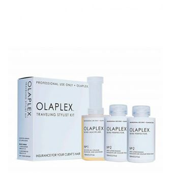 Conjunto de Cabeleireiro Unissexo Olaplex Traveling Stylist Bond Multiplier & Perfector | 3 Produtos - 1