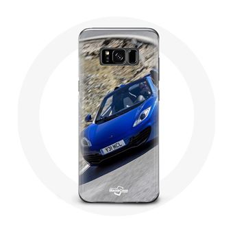 Capa Maniacase para Samsung Galaxy S8 Plus Fórmula 1 Mclaren Carro Azul - 1