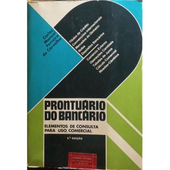 Prontuário do bancário. [3.ª edição] - 1