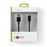 Nedis CCGW60600BK20 cabo USB 2 m 2.0 USB A USB C Preto_1