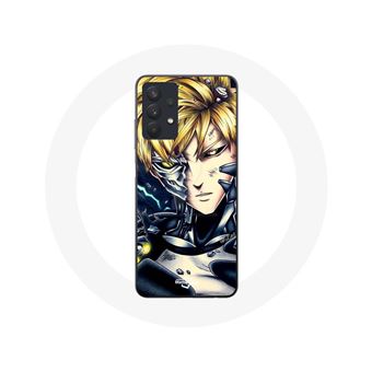 Capa Maniacase para Samsung Galaxy A32 5G de Genos e Sonic da série de animação One Punch Man - 1