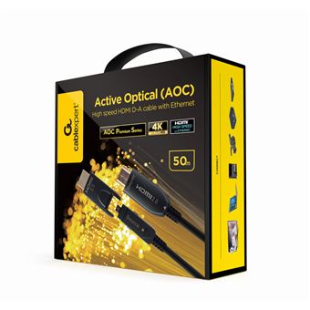 Cabo Hdmi Gembird CCBP-HDMID-AOC-50M | Preto - 1