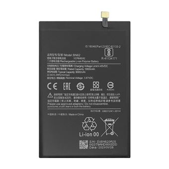 Bateria de Substituição para Xiaomi Redmi 9T, Note 9 e Poco M3 | 5900 mAh - 1