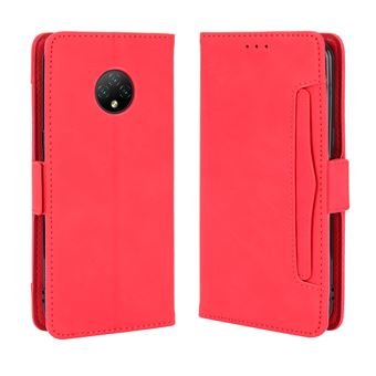 Capa FOXDOCK Protetora para Doogee X95 | Suporte e Flip de couro PU | À Prova de Choque | Vermelho - 1