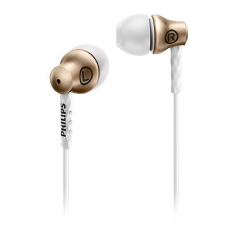 Auriculares Philips SHE8100GD/00 Dourado, Branco