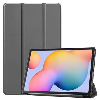 Capa Magunivers para Samsung Galaxy Tab S6 Lite 10.4| PU | TPU | com suporte dobrável em três partes - Cinzento - 1