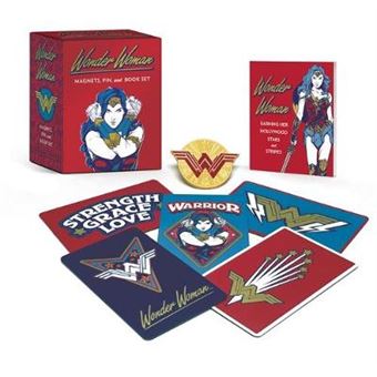 Wonder Woman Magnets, Pin, And Book Set Rp Minis - 1