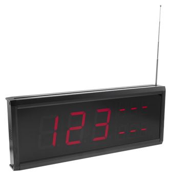 Visor LED PrimeMatik para Sistema de Chamada sem Fio 410X158 mm 999 Códigos 3 Números para Restaurante Hospital - 1