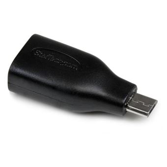 Adaptador para Cabos StarTech.com Adaptador Micro USB OTG (On the Go) para USB - M/F | Preto - 1