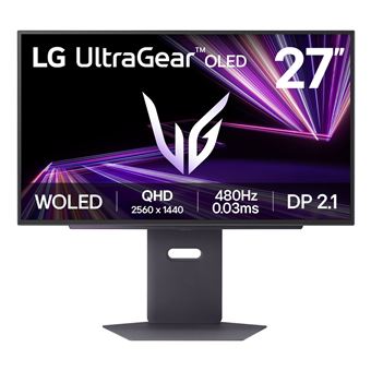 Monitor Gaming LG 27GX790A-B | OLED | 0,03 ms | 480 Hz | 27" | F - 1