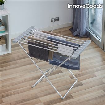 Estendal Elétrico Innovagoods 120W Gris (8 Varões) - 1