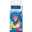 Canetas Faber-Castell Pitt Artist Pen Brush Tinta-da-China: Manga Shôjo - 6 Unidades
