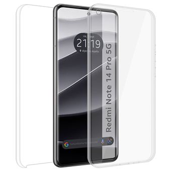Capa TUMUNDOSMARTPHONE transparente dupla PC + TPU corpo inteiro 360 para Xiaomi Redmi Note 14 Pro 5G - 1