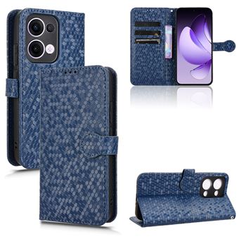 Capa FOXDOCK para OPPO Reno 13 5G | Fecho Magnético | TPU Macio | Compartimentos para Cartões | Azul - 1