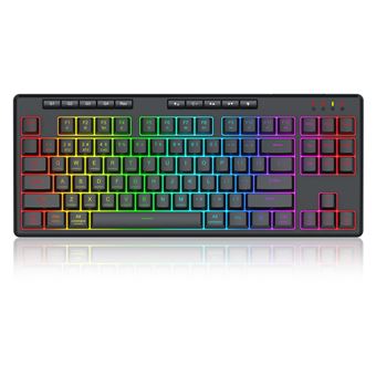 Teclado Wireless REDRAGON K516RGB-PRO SHIVA PRO 87 | Preto - 1