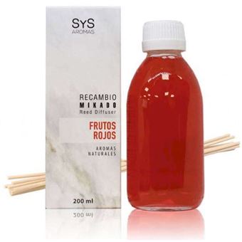 Mikado Recarga S&S Laboratorios SYS Frutos Vermelhos | 200 ml + Palos - 1