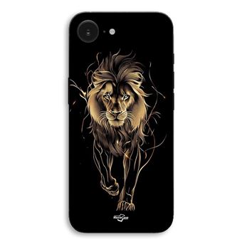 Capa Maniacase para Iphone Se 2024 Leão Caminhando Pela Alma com Aura - 1