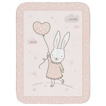 Manta de bebé super suave Kikka Boo Rabbits in Love | 80x110cm - 1