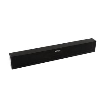 Xoro HSB 50 Com fios e sem fios 2.0canais 25W Preto coluna soundbar