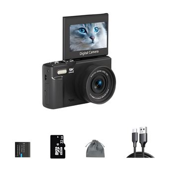 Câmara Digital SZSMART WD08 | Leve e Portátil | 128GB | Preto - 1