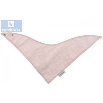 Bandana/Babete Cambrass | Céu Rosa / Chuva 38X18 Cm - 1