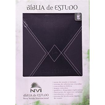 Biblia De Estudo Nvi - Preta E Cinza - 1
