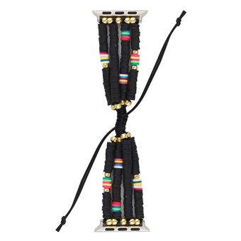 Bracelete HSMY Ajustável para Apple Watch Series 6/ SE/ 5/ 4 | 40 mm - Preto - 1