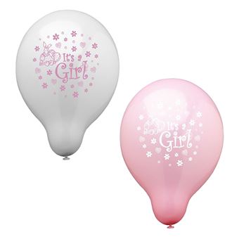 Papstar 19344 balão de brincar Rosa e Branco