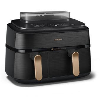 Air Fryer Philips 5000 series NA552/00 | 9 L | 2750 W | Preto, Dourado - 1