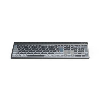 Teclado Wireless Hama WK-750 | Idioma: Alemão | Antracite, Azul - 1
