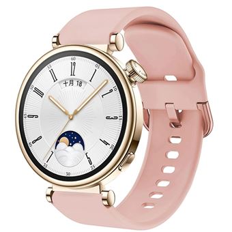 Bracelete suave em silicone liquido Antiimpacto para Huawei Watch GT 5 Pro 42mm | Rosa - 1