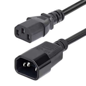 Cabo de Energia StarTech.com PXTC13C141415FEU | Preto - 1