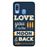 Capa Hapdey para Samsung Galaxy A40 2019 Design Love You to the Moon and Back em Silicone Flexível e TPU Preto_0