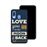 Capa Hapdey para Samsung Galaxy A40 2019 Design Love You to the Moon and Back em Silicone Flexível e TPU Preto_2