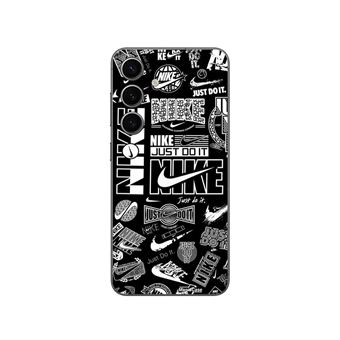 Capa Maniacase para Samsung Galaxy S24 FE | Nike Air Logo Download Nike Graffiti Preto e Branco - 1