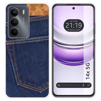 Capa de Silicone Tumundosmartphone para Realme 14x 5G | Desenhos de cowboy - 1