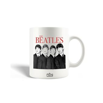 Caneca Maniacase The Beatles Musical Group Fan Art Poster Red Logo - 1