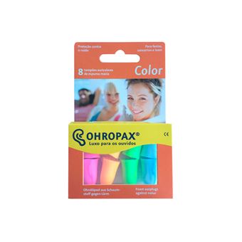 Tampões para Ouvidos Ohropax Espuma Color | 8 un. - 1