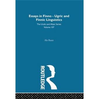 Essays in Finno-Ugric and Finnic Linguistics - Hardback - 1997 - 1