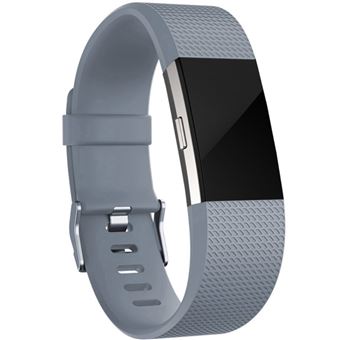 Pulseira de Silicone Magunivers sports bracelet grey para Fitbit Charge 2 - 1