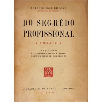 Do segredo profissional. - 1