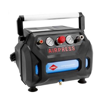 Compressor de Ar Sem Óleo AirPress – 36943 H 215-6 | 8bar | 1,5HP | 92l/min | 6L - 1